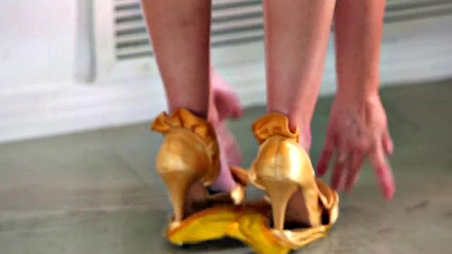 Watch this gorgeous babe finger her tight pussy and tease her pierced earring