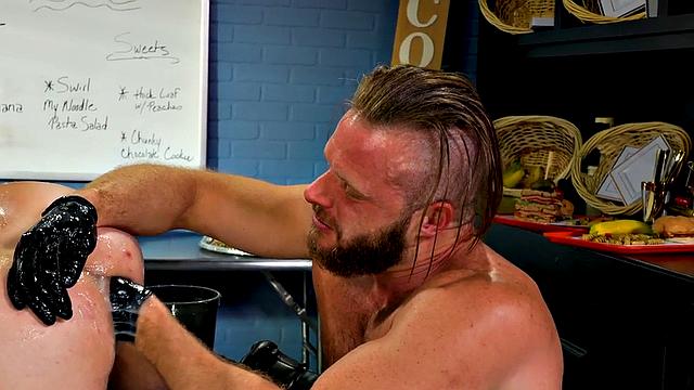 Fisting gay enjoys getting sucked by dude