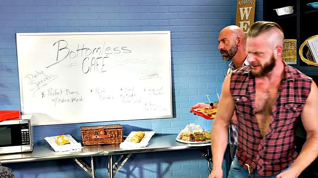 Fisting gay enjoys getting sucked by dude