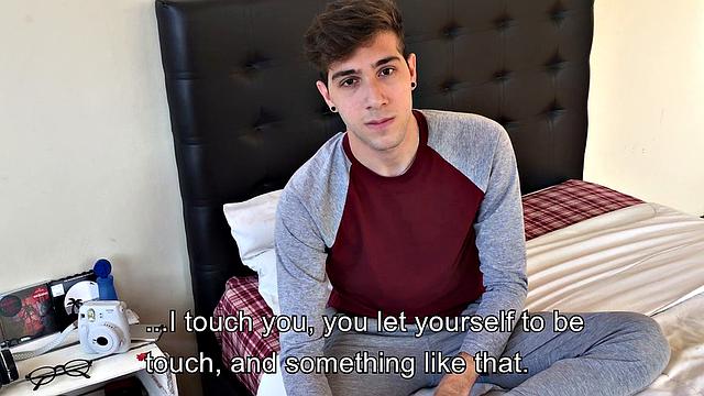 латинский красавец доводит соседа до оргазма за деньги