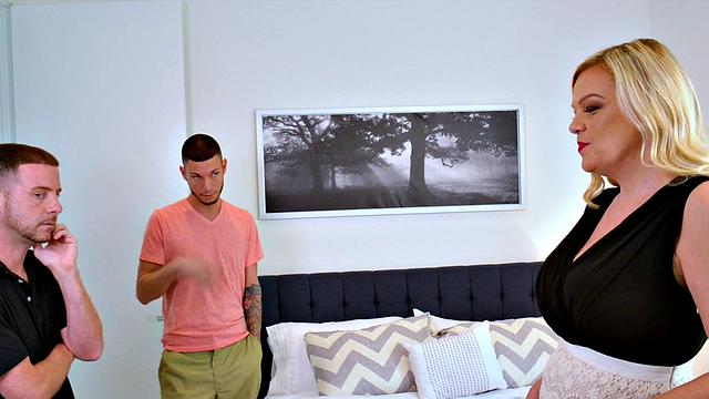 Lena gets ass-fucked by neighbors