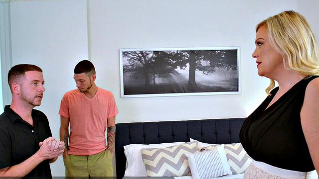 Lena gets ass-fucked by neighbors