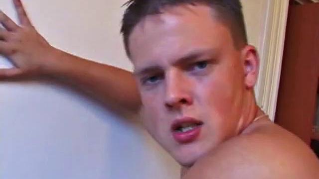 Law and Nick play with themselves on the sofa, getting their boned up. Nick reaches over and lends Law a hand. Law returns the favor, and they jerk each other off.