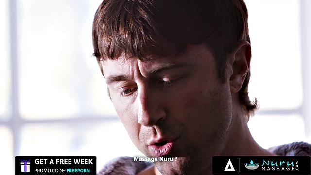 NURU MASSAGE - Perfect Girl Vanna Bardot Gives Special Nuru For A Birthday FRENCH SUBTITLES