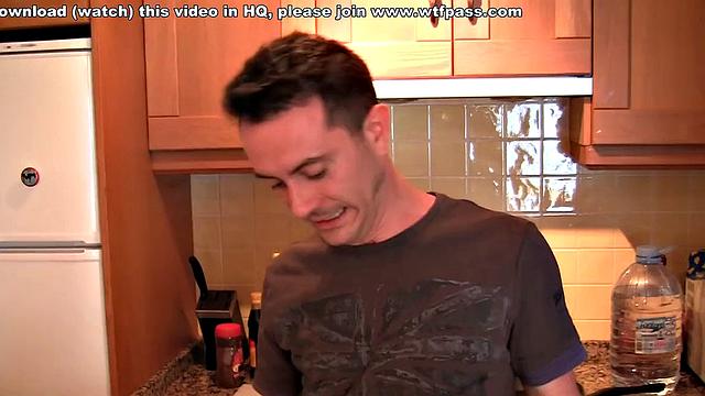 My lovely girlfriend slobbers on my big boner