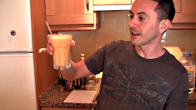 My lovely girlfriend slobbers on my big boner