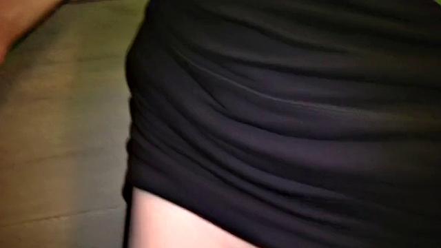 My lovely girlfriend slobbers on my big boner