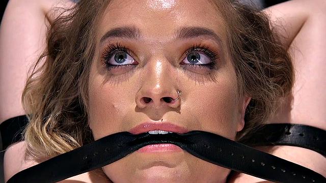 Hairy BDSM slut dominated and fingered by fetish guy