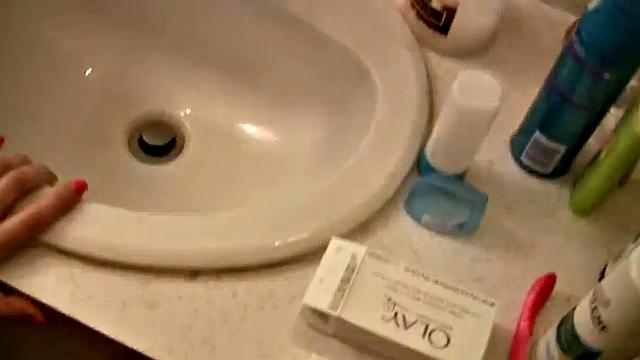 Janice gets out in POV while gobbling cock