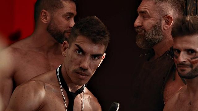 Gay dude fucks perverted stud in asshole in missionary