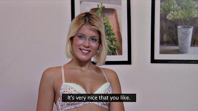 Nerdy Blonde Studies The Art of Fucking Dick