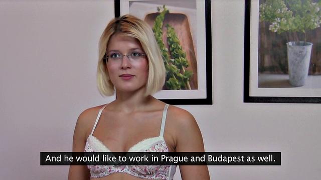 Nerdy Blonde Studies The Art of Fucking Dick