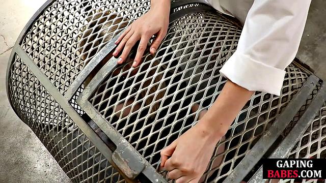 21yo blonde cutie fucked by GF