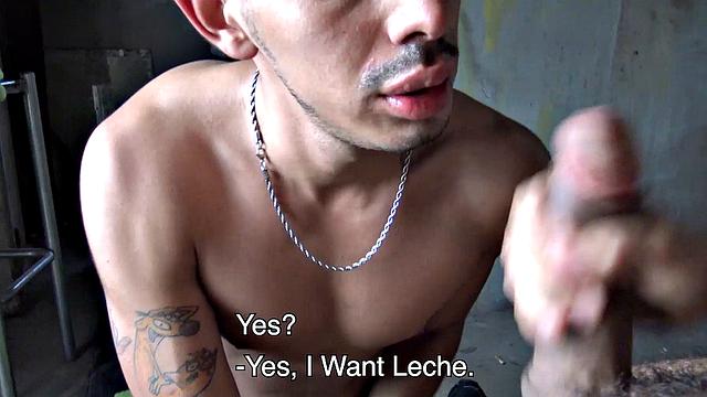 Mariano needs cash and drops his pants for the cameraman, but jokes on him-he gets the full creamy payday