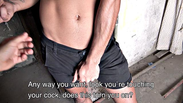 Mariano needs cash and drops his pants for the cameraman, but jokes on him-he gets the full creamy payday