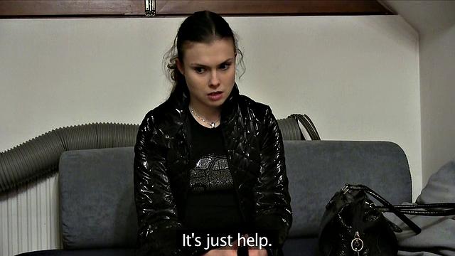 Unemployed Hottie Swallows A Cock To Pay Rent