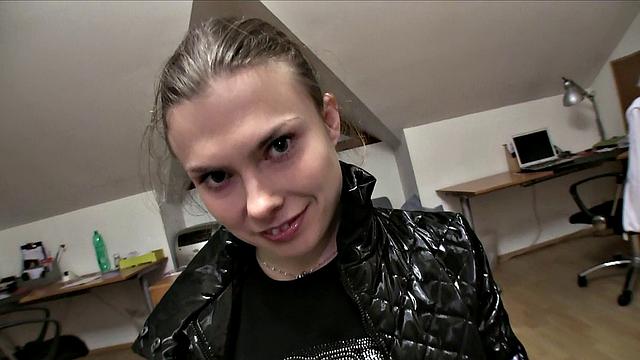 Unemployed Hottie Swallows A Cock To Pay Rent