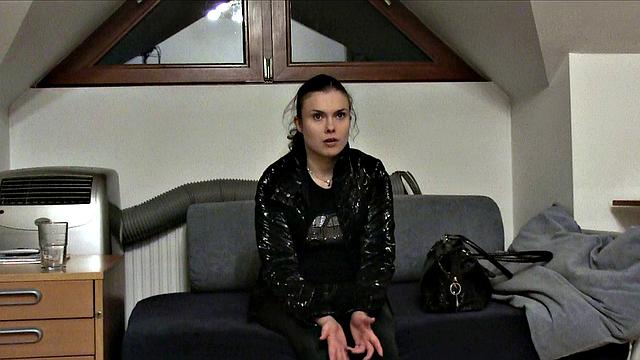 Unemployed Hottie Swallows A Cock To Pay Rent