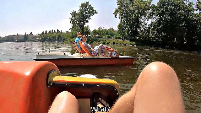 HUNT4K. In exchange for money, bruiser lets stranger fuck hot GF