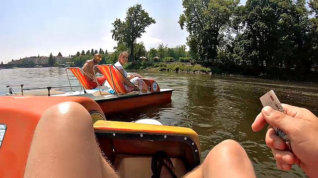 HUNT4K. In exchange for money, bruiser lets stranger fuck hot GF