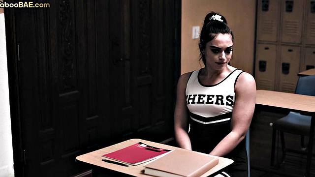 21yo cheerleader fucked in classroom while teacher watches