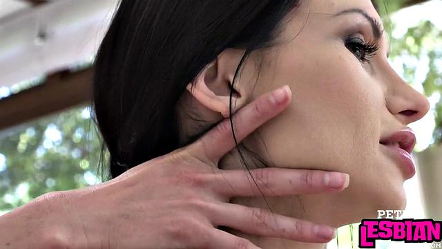 Horny lesbian couple toying each other