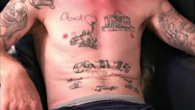 This 6'0", 175 pound 31 year old is easy to work with and loves to show off. Chuck is a handsome, kind and gentle guy, with lots of tattoos. He describes himself as a very loving and outgoing person, which I agree with completely.