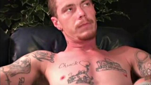 This 6'0", 175 pound 31 year old is easy to work with and loves to show off. Chuck is a handsome, kind and gentle guy, with lots of tattoos. He describes himself as a very loving and outgoing person, which I agree with completely.