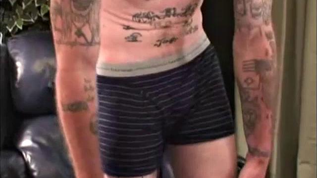 This 6'0", 175 pound 31 year old is easy to work with and loves to show off. Chuck is a handsome, kind and gentle guy, with lots of tattoos. He describes himself as a very loving and outgoing person, which I agree with completely.