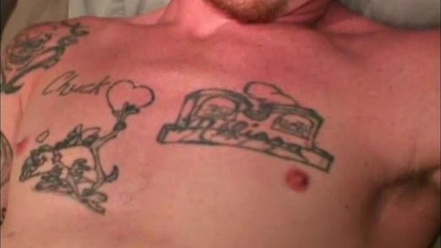 This 6'0", 175 pound 31 year old is easy to work with and loves to show off. Chuck is a handsome, kind and gentle guy, with lots of tattoos. He describes himself as a very loving and outgoing person, which I agree with completely.