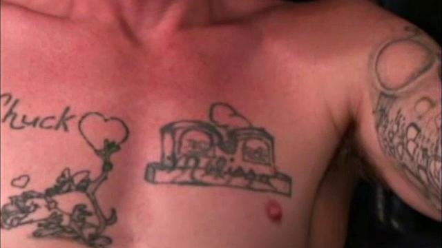 This 6'0", 175 pound 31 year old is easy to work with and loves to show off. Chuck is a handsome, kind and gentle guy, with lots of tattoos. He describes himself as a very loving and outgoing person, which I agree with completely.