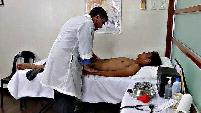 Asian twink gets banged by doctor in infirmary