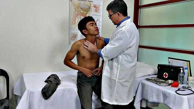 Asian twink gets banged by doctor in infirmary