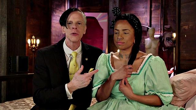 Naughty Brown-haired cosplayer gets fingered and BDSM-fucked in class