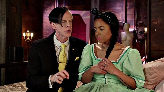 Naughty Brown-haired cosplayer gets fingered and BDSM-fucked in class