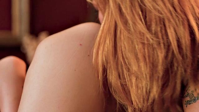 Redhead lez licks GFs ass and pussy after scissoring