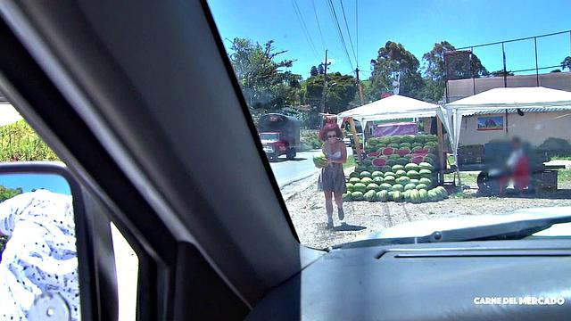 Teen Latina facialized after intense fuck