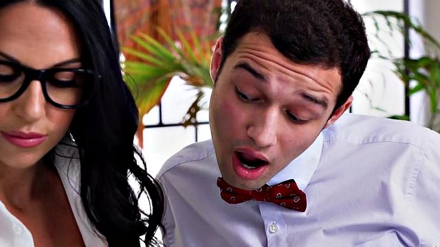 Italian tutor with big tits rides dick like a pro during erotic lesson