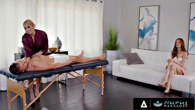 Пошёл на массаж, а тут мачеха с падчерицей устроили горячий приём