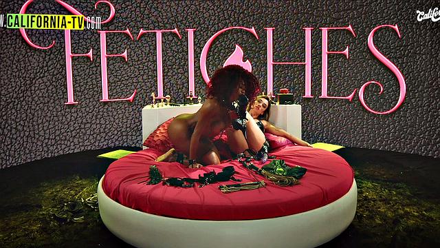 Hot bisexual women in a game of submission and domination!