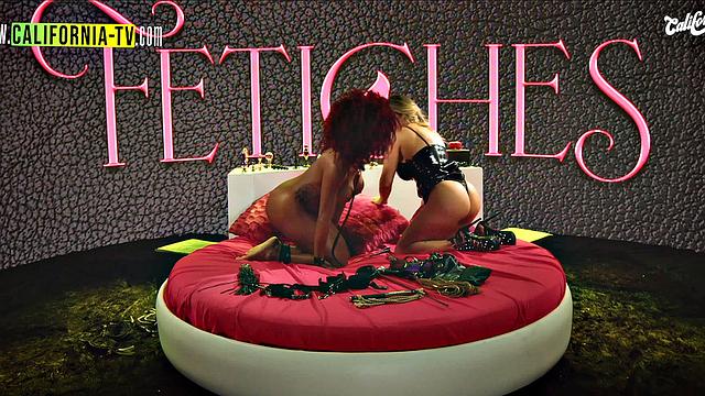 Hot bisexual women in a game of submission and domination!