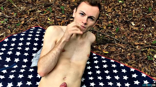 Jerking Off Outdoors with Miller - Featuring Miller Larkin