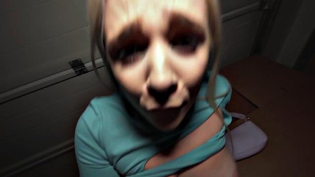 Real public 21yo POV fucked after deepthroating cock