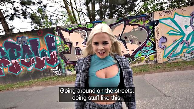 Real public 21yo POV fucked after deepthroating cock