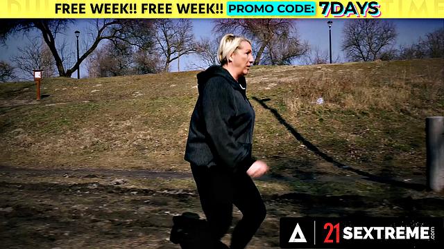 21 SEXTREME - Oiled Up Bibi Pink's Wet Pussy Begs For Stud's Hard Thrust