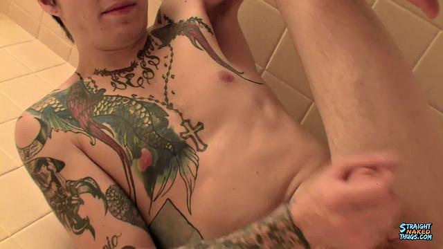 Bust a Nut In the Shower With Str8 Blinx - Blinx