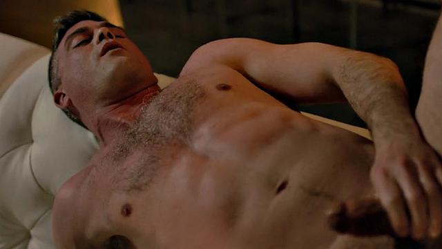 Watch this shemale get her big tits and ass drilled by a horny throating guy