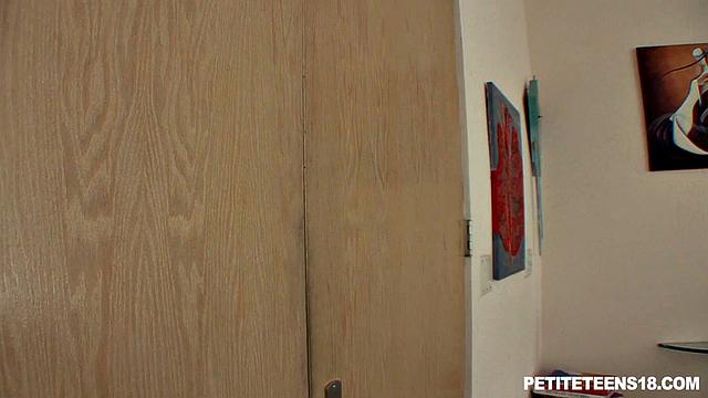 Petite Babe Caught Red Handed