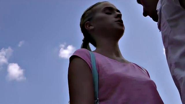 HUNT4K. Babe with angelic face cant resist sexual offer of hunter