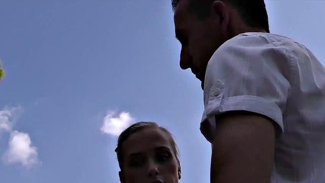 HUNT4K. Babe with angelic face cant resist sexual offer of hunter